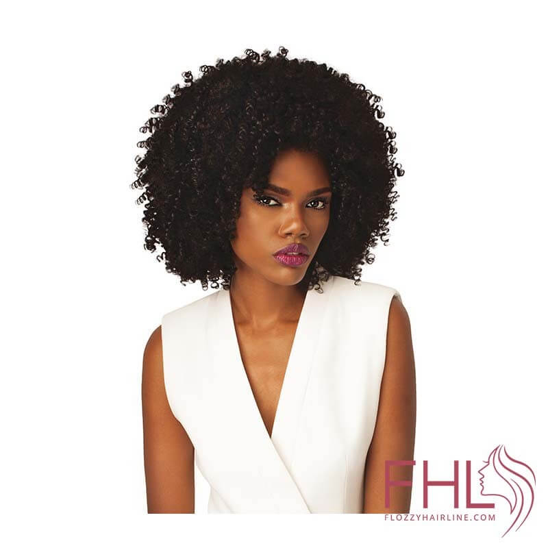 perruque demi tete afro