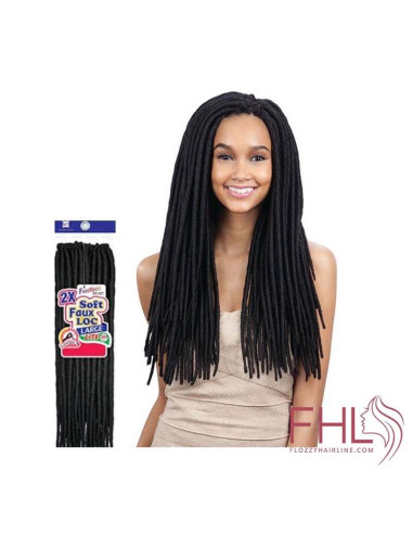 Freetress 2x Large Soft Faux Locs 20" Crochet Braid Freetress 2x Large Soft Faux Locs 20" Crochet Braid