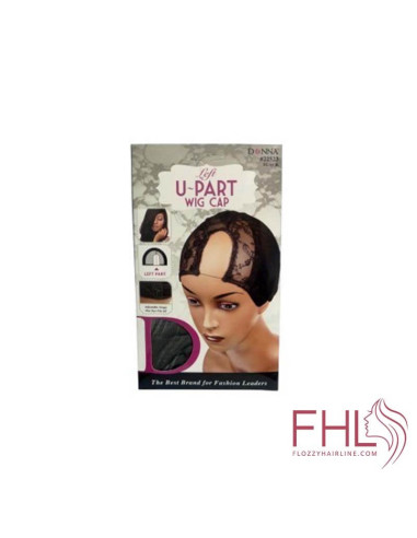 Donna Left U Part Wig Cap 22523 Black Donna Left U Part Wig Cap 22523 Black