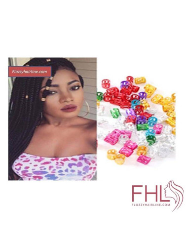 Accessoire de Coiffure Perles pour Nattes & Locks 10pcs Accessoire de Coiffure Perles pour Nattes & Locks 10pcs
