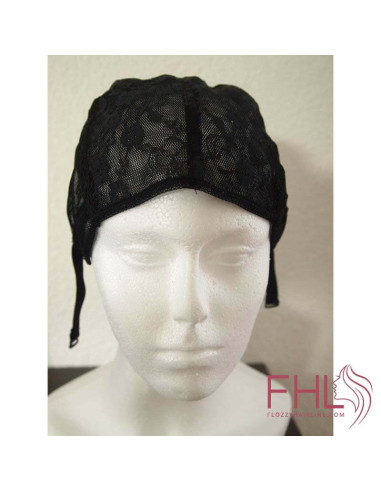 Bonnet Sous Perruque Noir en Dentelle Bonnet Sous Perruque Noir en Dentelle