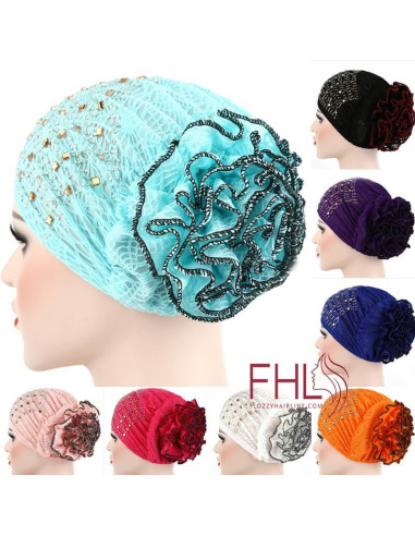 Turban Lace en Polyester Femme Turban Lace en Polyester Femme