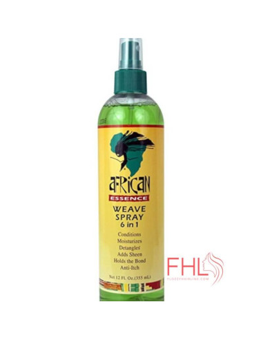Entretien Perruque, Tissage, Mèches à Tresser African Essence Weave Spray 6 in 1 Entretien Perruque, Tissage, Mèches à Tresser African Essence Weave Spray 6 in 1
