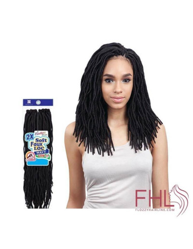 Freetress 2x Soft Wavy Faux Locs 12" Crochet Braid Freetress 2x Soft Wavy Faux Locs 12" Crochet Braid