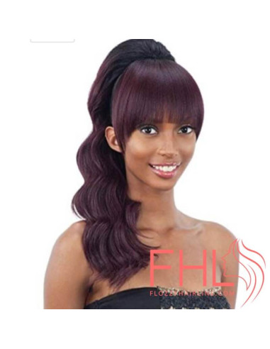 Freetress Postiche Loose Deep + China Bang Freetress Postiche Loose Deep + China Bang