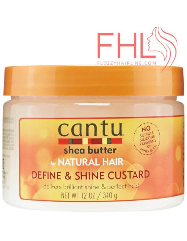 Cantu Shea Butter Define And Shine Custard 340g Cantu Shea Butter Define And Shine Custard 340g