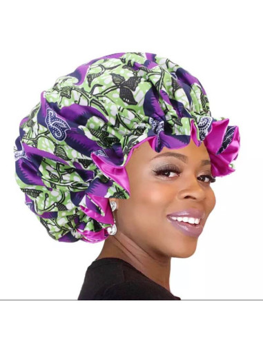 Bonnet de Nuit Wax Tissu Africain Bonnet de Nuit Wax Tissu Africain
