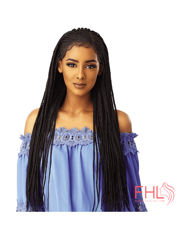 Sensationnel Cloud Braided Lace Side Part Fulani Cornrow Sensationnel Cloud Braided Lace Side Part Fulani Cornrow