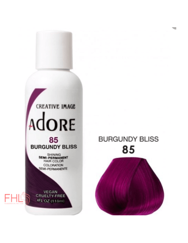 Adore Coloration Burgundy Bliss Semi Permanente Adore Coloration Burgundy Bliss Semi Permanente