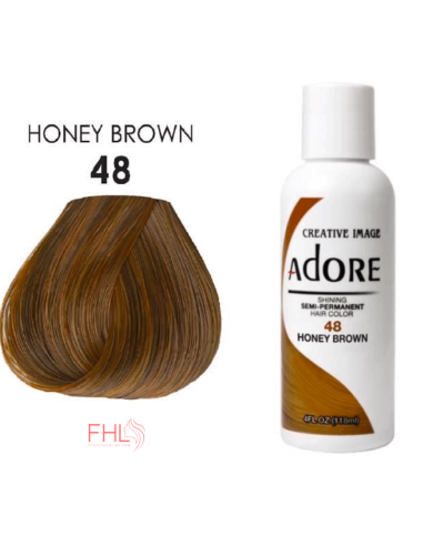Adore Coloration Honey Brown 48 Semi Permanente Adore Coloration Honey Brown 48 Semi Permanente